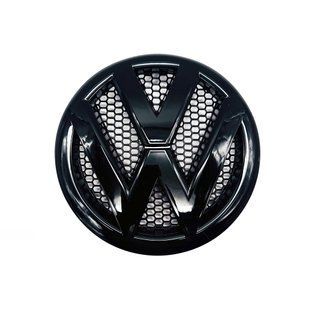 Передняя эмблема Volkswagen T5, T6 черный глянец 7E0853601C 523228 фото