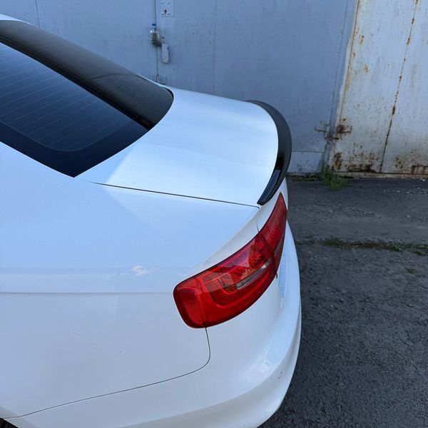 Спойлер на машину Audi A4 B8 2007-2015 стиль S4 черный глянец 355135 фото