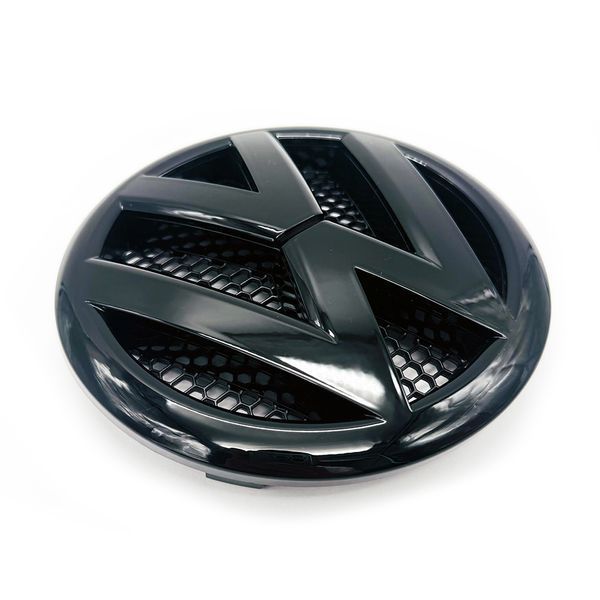 Передняя эмблема Volkswagen T5, T6 черный глянец 7E0853601C 523228 фото