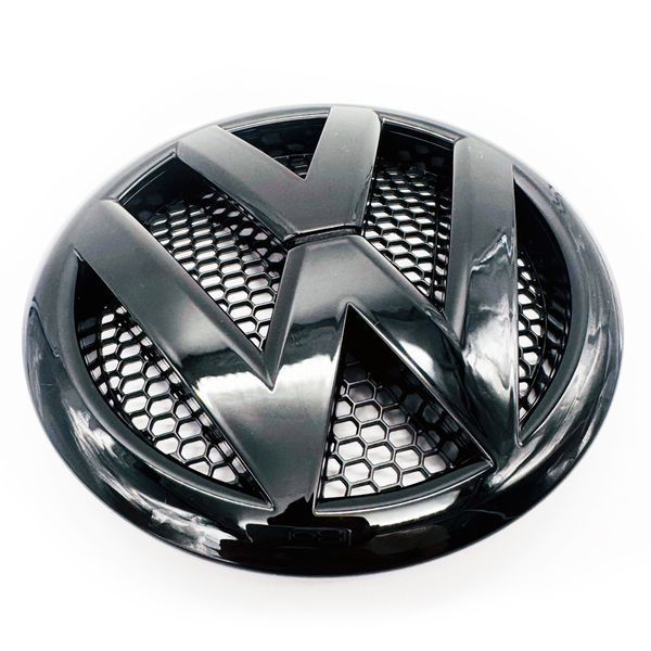 Передняя эмблема Volkswagen T5, T6 черный глянец 7E0853601C 523228 фото