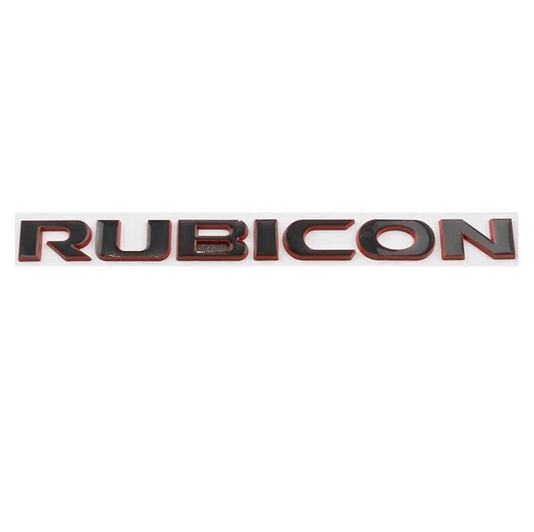 Автологотип шильдик эмблема надпись Jeep Rubicon red black 415040 фото Автологотип шильдик эмблема надпись Jeep Rubicon red black 415040 фото