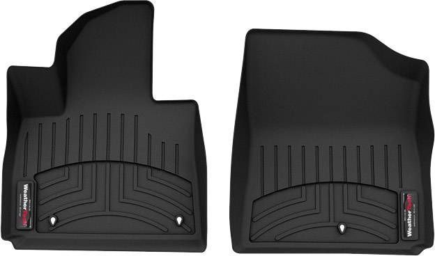 3D коврики для Hyundai Santa Fe 2021- Hybrid, PHEV черные передние WeatherTech 4416771 328422 фото