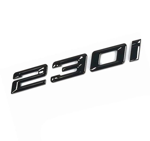 Автологотип емблема напис BMW 230i Black Shadow Edition 430611 фото