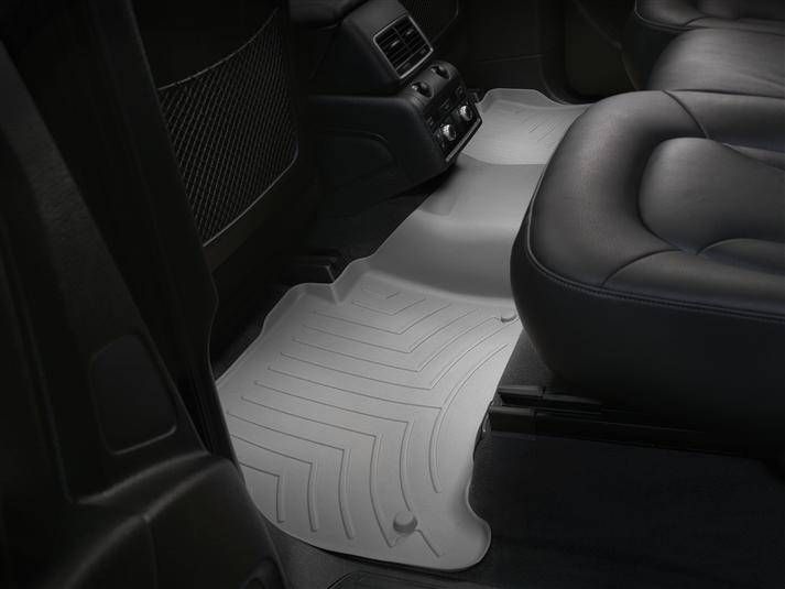 3D коврики для Audi Q7 2006-2014 cерые задние WeatherTech 461512 186511 фото