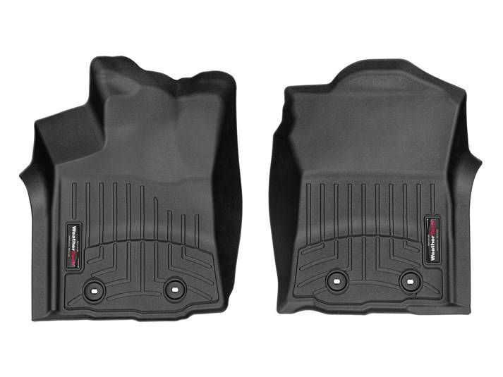3D коврики для Toyota Tacoma 2018- АКПП черные передние WeatherTech 4412991 98352 фото
