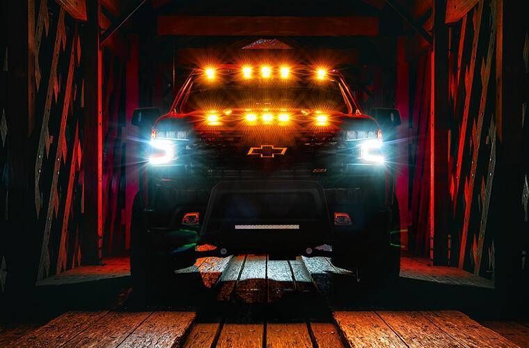 Спойлер на дах Dodge Ram 2009-2018 AeroCab Marker Light AVS 698004 242566 фото