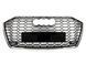 Решетка радиатора на Audi A6 C8 2018-2023 в стиле RS6 Chrome Black 427317 фото 2