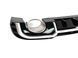 Диффузор (заднего бампера) Black Silver/Chrome Pipe (в стиле RS3) Sedan S-Line на Audi A3 2016-2020 427785 фото 1
