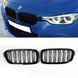 Решітка радіатора на BMW 3 F30, F31 2011-2018 Black 240838 фото 1