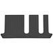3D коврики для Tesla Model X 2021- 7 мест черные 3 ряд WeatherTech 4416825 414987 фото 1