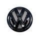 Передняя эмблема Volkswagen T5, T6 черный глянец 7E0853601C 523228 фото 1