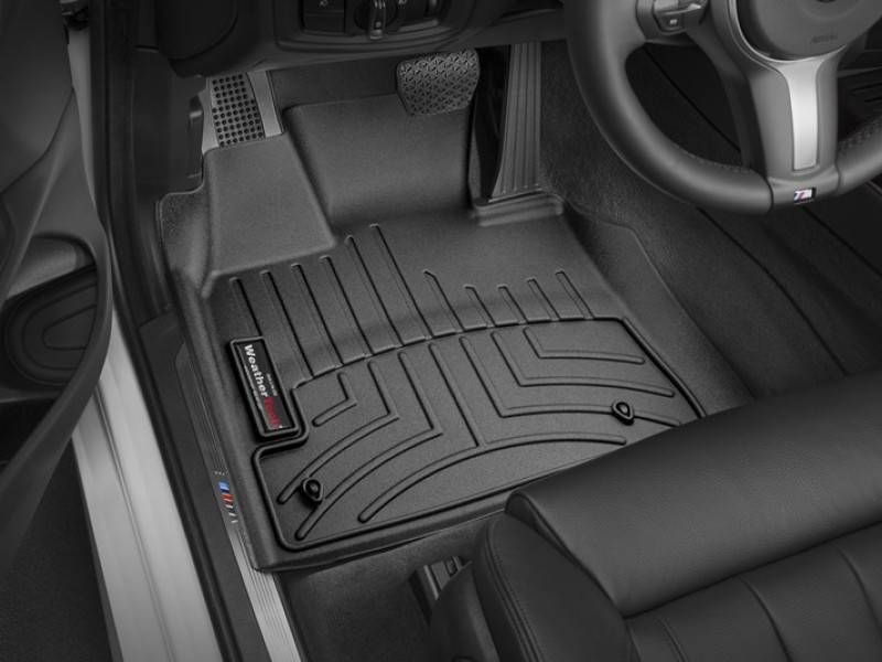 3D коврики для BMW X5 F15, X6 F16 2013- черные передние WeatherTech 445591 46244 фото