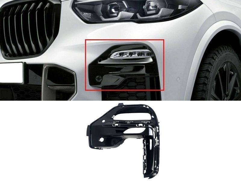 Решетки в бампер накладка LH на BMW X5 G05 2018-2022 429210 фото