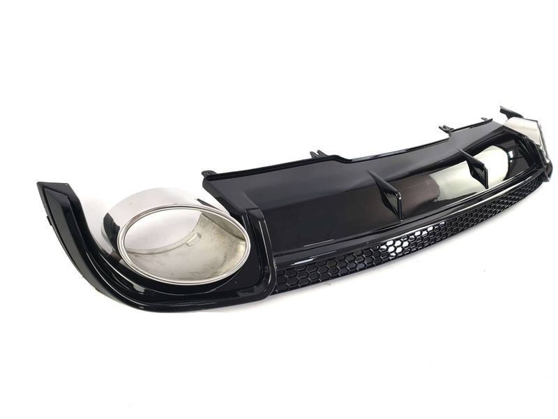 Диффузор (заднего бампера) Full Black/Chrome Pipe (в стиле RS4) на Audi A4 B9 2015-2019 427791 фото Диффузор (заднего бампера) Full Black/Chrome Pipe (в стиле RS4) на Audi A4 B9 2015-2019 427791 фото