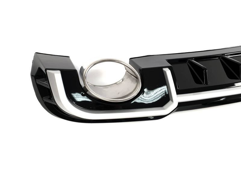 Диффузор (заднего бампера) Black Silver/Chrome Pipe (в стиле RS3) Sedan S-Line на Audi A3 2016-2020 427785 фото Диффузор (заднего бампера) Black Silver/Chrome Pipe (в стиле RS3) Sedan S-Line на Audi A3 2016-2020 427785 фото