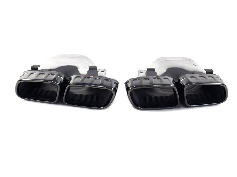 Диффузор (заднего бампера) Full Black (стиль E63) Sedan AMG на Mercedes E-class W213 2020-2023 427867 фото