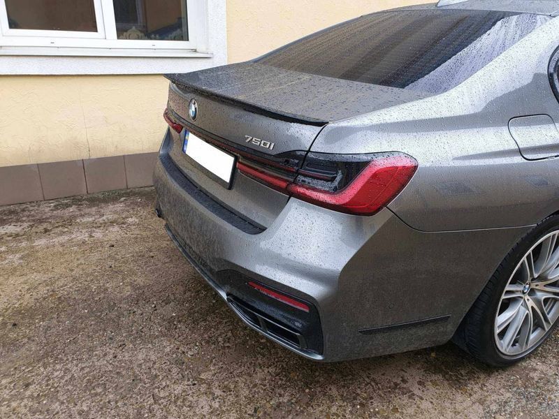Спойлер на BMW 7 G11, G12 2015- чорний глянець V2 428813 фото