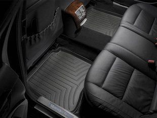 3D килимки для Mercedes S-class W221 2005-2013 Long чорні задні WeatherTech 442522 46653 фото