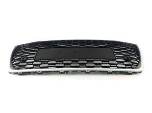 Решітка радіатора на Audi A6 C8 2018-2023 стиль RS6 Black Silver без лого 427318 фото