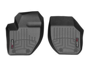 3D килимки для Volvo V40 2012- чорні передні WeatherTech 445871 141297 фото