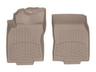 3D килимки для Nissan X-Trail, Rogue 2014- бежеві передні WeatherTech HP 456301IM 240218 фото