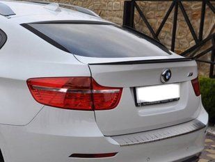 Спойлер на BMW X6 E71 2008-2014 чорний глянець 355152 фото