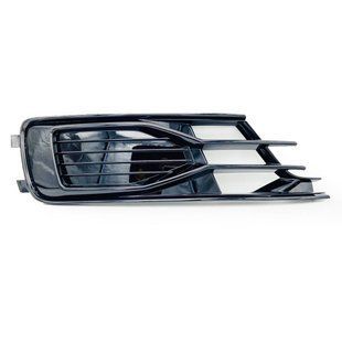 Решітка переднього бампера на Audi A6 C7 2014-2018 права 4g0807648 чорний глянець 414426 фото