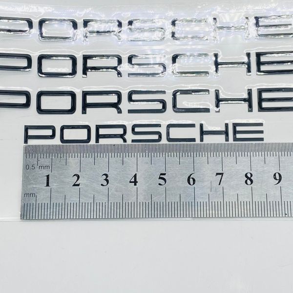 Наклейки на супорт PORSCHE чорні рівні 426000 фото