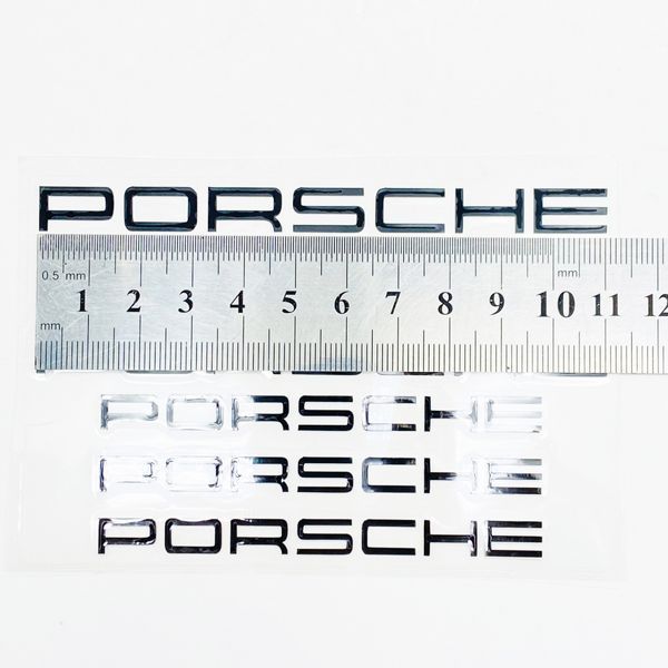 Наклейки на супорт PORSCHE чорні рівні 426000 фото