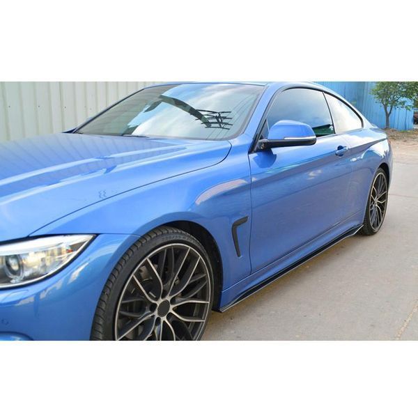 Карбонові накладки бокових порогів для BMW M4 2014-2019 F82 під замовлення Carbon356731 356731 фото