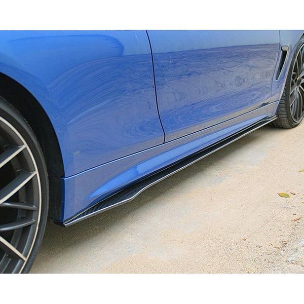Карбонові накладки бокових порогів для BMW M4 2014-2019 F82 під замовлення Carbon356731 356731 фото