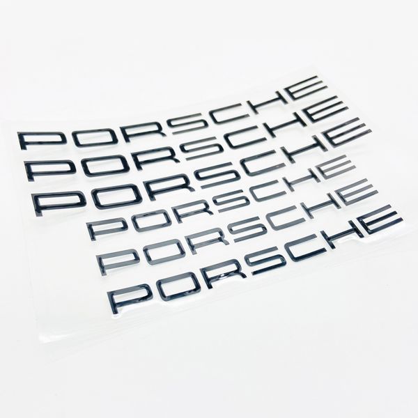 Наклейки на супорт PORSCHE чорні рівні 426000 фото