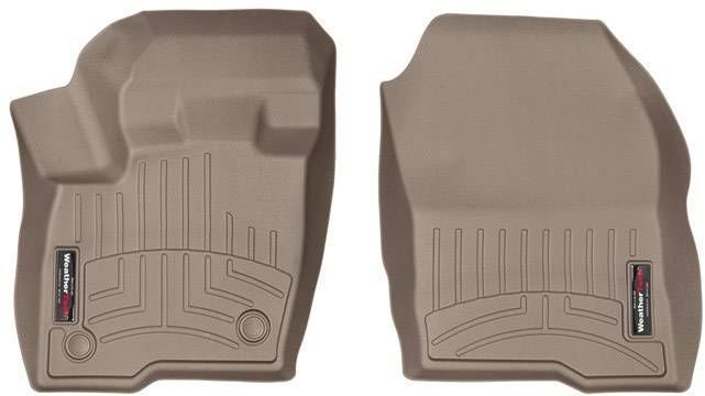 3D коврики для Ford Edge 2016- USA бежевые передние WeatherTech 458151 212694 фото