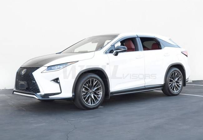 Дефлектори вікон для Lexus RX 2016- з хром молдингом WELLvisors 3-847LX023 45634 фото