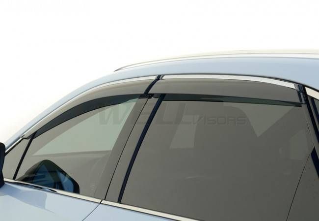 Дефлектори вікон для Lexus RX 2016- з хром молдингом WELLvisors 3-847LX023 45634 фото