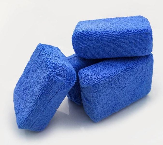 Микрофибровый аппликатор ProUser Block Sponge 12х8х4 см. синий (S201B) 402633 фото