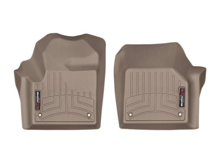 3D коврики для Land Rover Discovery Sport 2015- бежевые передние WeatherTech 457961 46405 фото