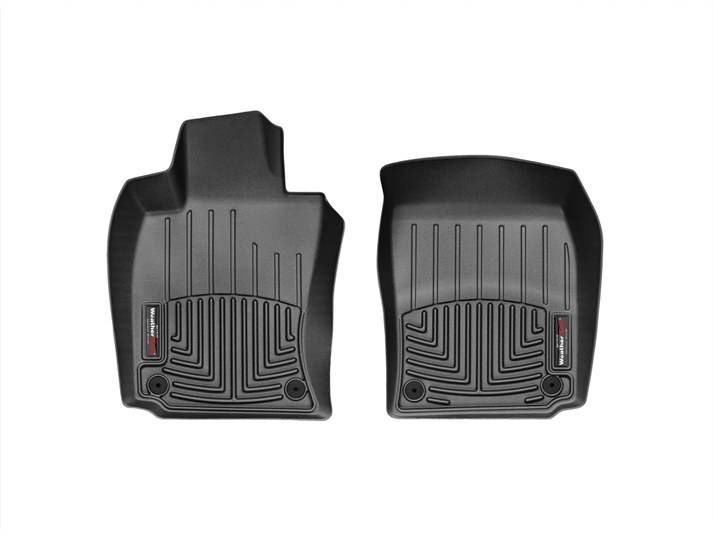 3D коврики для Porsche Panamera 2009-2016 черные передние WeatherTech 442571 46705 фото