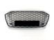 Решетка радиатора на Audi A6 C8 2018-2023 в стиле RS6 Black Silver без лого 427318 фото 3
