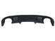 Диффузор заднего бампера на Audi A4 B9 2015-2019 Full Black Black Pipe в стиле RS4 V1 S-Line 427792 фото 4