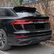 Спойлер на машину Audi Q8 2018- V1 верхний черный глянец 431286 фото 2