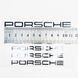 Наклейки на супорт PORSCHE чорні рівні 426000 фото 9