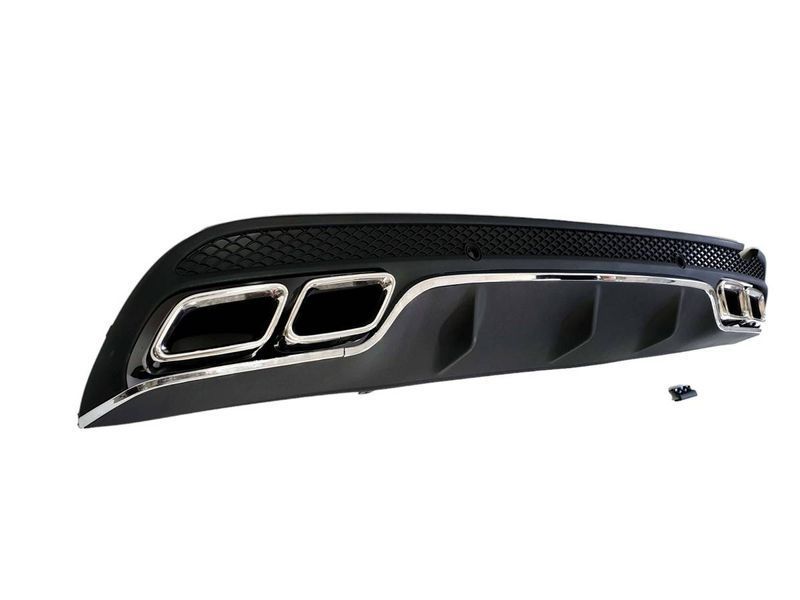 Диффузор заднего бампера на Mercedes C-class W205 2014-2018 Sedan в стиле AMG C63 V1 427834 фото