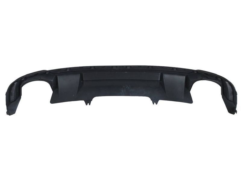 Диффузор заднего бампера на Audi A4 B9 2015-2019 Full Black Black Pipe в стиле RS4 V1 S-Line 427792 фото