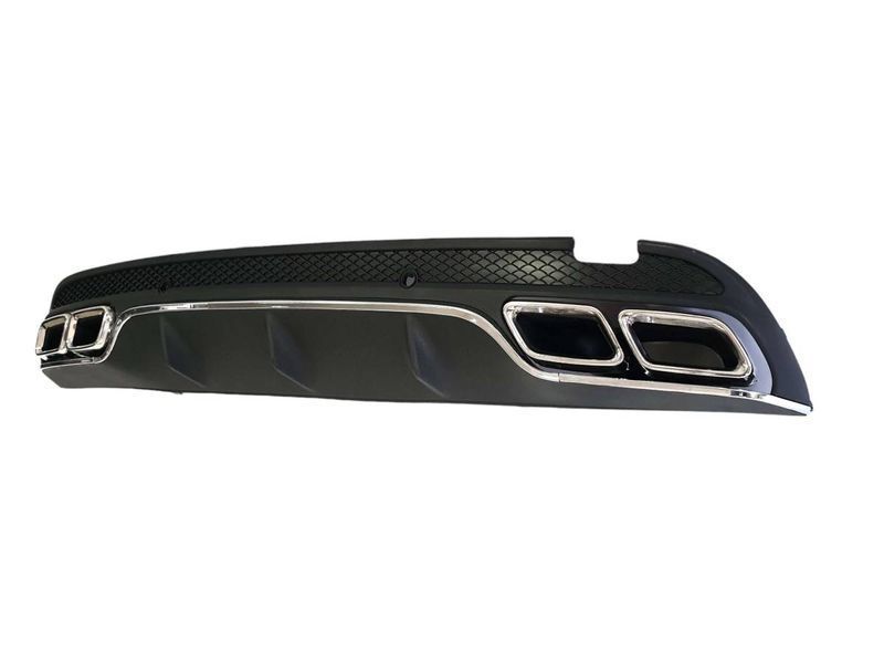 Диффузор заднего бампера на Mercedes C-class W205 2014-2018 Sedan в стиле AMG C63 V1 427834 фото