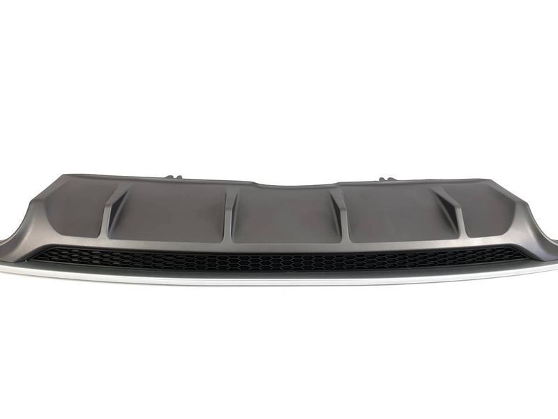 Диффузор (заднего бампера) Silver (в стиле S5 00-00) на Audi A5 2016-2020 427818 фото