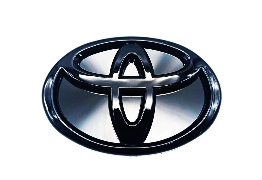 Автологотип емблема Toyota Full Black глянець 150мм 521767 фото Автологотип емблема Toyota Full Black глянець 150мм 521767 фото
