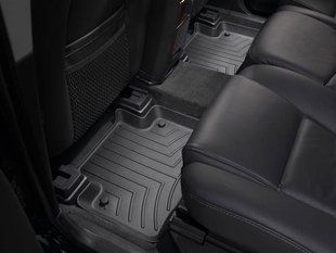 3D килимки для Volvo XC90 2003-2014 чорні задні WeatherTech 440532 47045 фото
