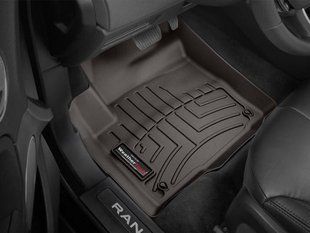 3D килимки для Land Rover Range Rover Evoque 2012-2018 какао передні WeatherTech 474041 46407 фото
