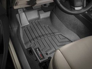 3D килимки для Subaru Forester 2012-2018 чорні передні WeatherTech 445311 46717 фото